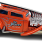 Hot Wheels 2010 - Collector # 145/240 - HW Hot Rods 7/10 - Straight Pipes - Orange / 'The Pipers' South Bay - USA Card with Factory Set Sticker