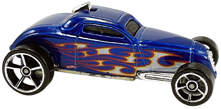Hot Wheels 2010 Collector 147 240 HW Hot Rods 09 10 Sooo Fast Blue Flames OH5SP Wheels USA Card