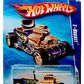 Hot Wheels 2010 - Collector # 148/240 - HW Hot Rods 10/10 - T-Bucket - Purple - Flames - Gold 5 Spoke Wheels - USA Card
