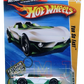 Hot Wheels 2010 - Collector # 016/240 - New Models 16/44 - Yur So Fast - White - USA Instant Win Card with Key Chain
