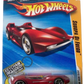 Hot Wheels 2010 - Collector # 035/240 - New Models 35/44 - Scoopa Di Fuego - Red - USA Instant Win Card with Key Chain