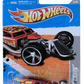 Hot Wheels 2011 - Collector # 225/244 - HW Video Game Heroes 3/22 - Surf Crate - Red with Flames - Yellow Surfboard - USA Card