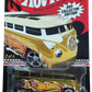 Hot Wheels 2011 - Collector Edition 3/4 - Volkswagen T1 Drag Bus - Spectraflame Gold etal/Metal & Real Riders - Bold Tilts Up - Kar Keeper