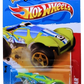 Hot Wheels 2012 - Collector # 208/247 - Thrill Racers / Beach 3/5 - Da' Kar - Chartreuse - USA Card