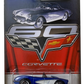 Hot Wheels 2013 - Theme / Corvette 60th Anniversary Series 1/8 - 1958 Corvette - Dark Blue - 5 Spokes - Walmart Exclusive - Corvette 60th Card Art