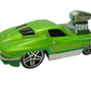 Hot Wheels 2013 - Theme / Corvette 60th Anniversary Series 7/8 - 1963 Corvette (Tooned) - Green - PR5 Spokes - Walmart Exclusive - Corvette 60th Card Art