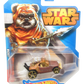 Hot Wheels 2014 - Character Cars / Star Wars # 14/15 - Wicket - Dark Brown, Dark Orange, Tan & Dirty White - Gold OH5SP Wheels - Blue Card Series