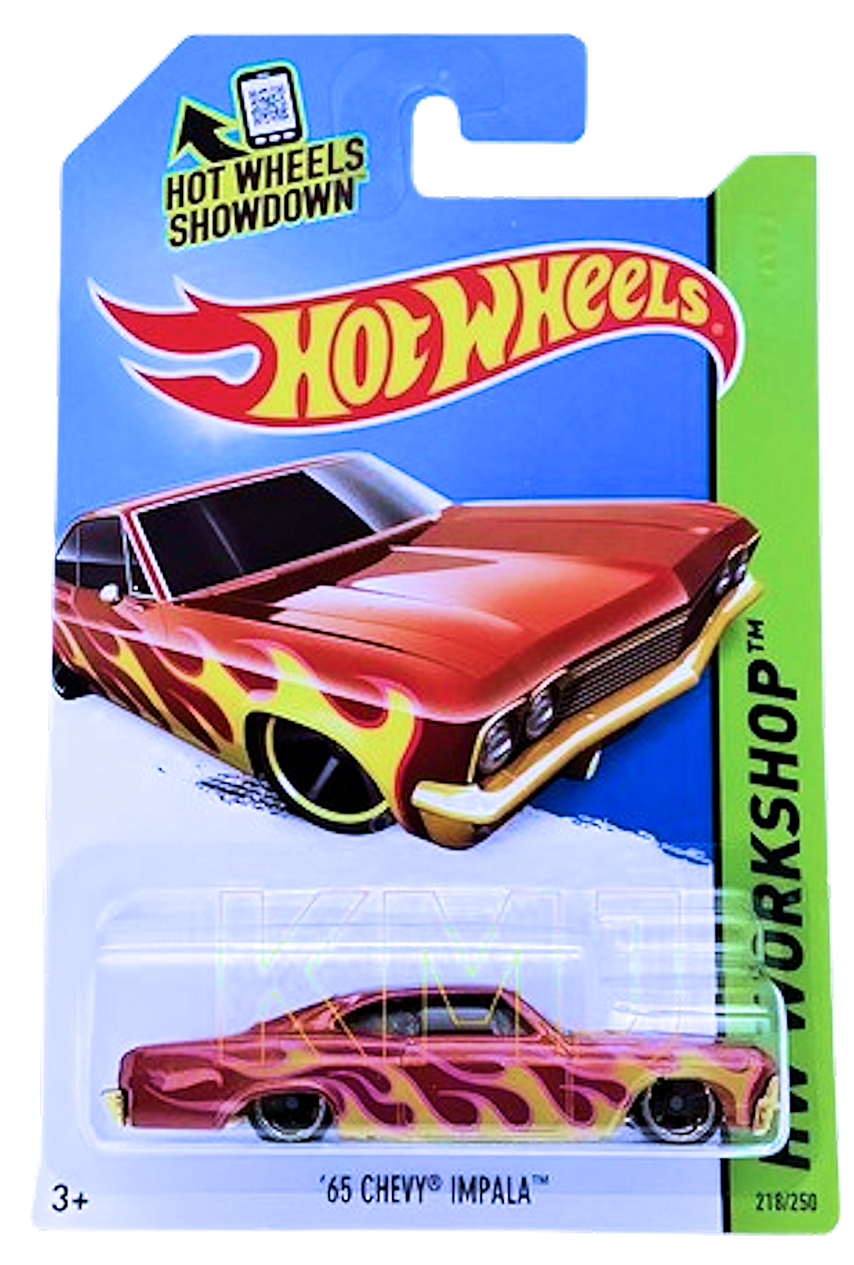 Hot Wheels 2014 - Collector # 218/250 - HW Workshop: Heat Fleet - '65 Chevy Impala - Metalflake Copper - USA