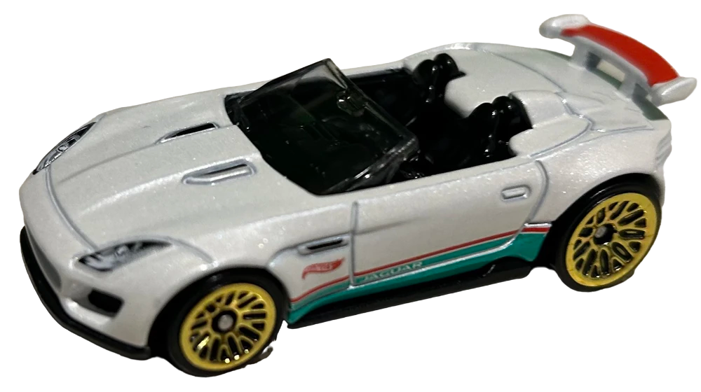 Hot Wheels 2024 - Collector # 116/250 - HW Roadsters 05/05 - '15 Jaguar F-Type Project 7 - White - USA