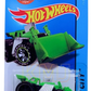 Hot Wheels 2015 - Collector # 001/250 - HW City / HW City Works - Speed Dozer - Green - USA 'WIN' Card