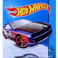 Hot Wheels 2015 - Collector # 070/250 - HW City / HW All Stars - Muscle Tone - Blue Metalflake - USA 'Showdown' Card
