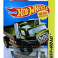 Hot Wheels 2015 - Collector # 090/250 - HW Off-Road / Battle Kings / New Models - The Haulinator - Dark Green  Metalflake over Brown - Slide Back Bed - USA 'Scan & Race' Card