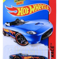 Hot Wheels 2015 - Collector # 129/250 - HW Race / HW Race Team - RRRoadster - Blue  Metalflake - USA 'Showdown' Card