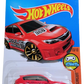 Hot Wheels 2016 - Collector # 030/250 - HW Digital Circuit 10/10 - Subaru WRX STI -  Red / #368 - USA 'Showdown' Card