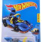 Hot Wheels 2016 - Collector # 066/250 - HW Ride-Ons 1/5 - Treasure Hunts - Let's Go - Blue Body / Orange Base / Circle Flame Logo on Wing - USA ‘Showdown’ Card