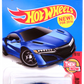 Hot Wheels 2016 - Collector # 108/250 - Then and Now 8/10 - New Models - '17 Acura NSX - Metalflake Blue - Gray Y5 Wheels - USA 'Showdown' Card