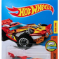 Hot Wheels 2017 - Collector # ---/365 - HW Digital Circuit 3/5 - Treasure Hunts - Blade Raider - Red / Circle Flame Logo on Wing - International Card