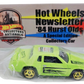 Hot Wheels 2017 - 17th Annual Nationals - Pittsburgh, PA - Newsletter Car - '84 Hurst Olds - Neon Green - Metal/Metal - Baggie Car - Code 3