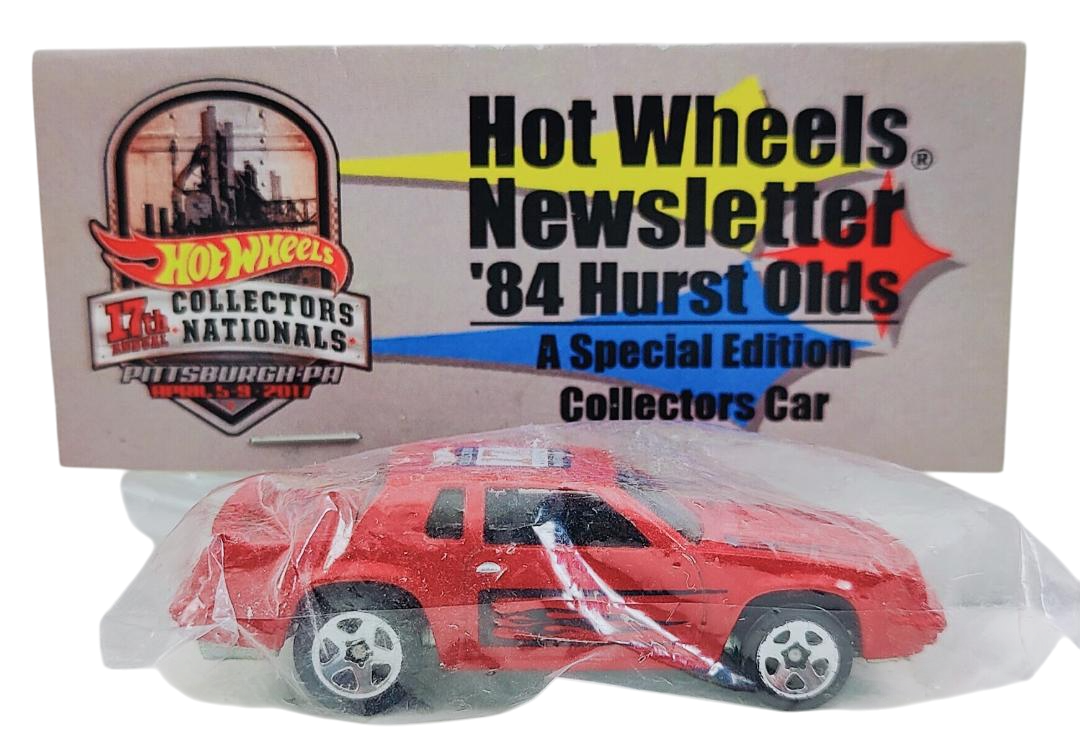 Hot Wheels 2017 - 17th Annual Nationals - Pittsburgh, PA - Newsletter Car - '84 Hurst Olds - Red - Metal/Metal - Baggie Car - Code 3