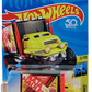 Hot Wheels 2017 - Collector # NONE - HW City Works 2/10 (HW Hot Trucks) - Baja Hauler - Yellow Cab / Black Box - KMart Exclusive - USA 50th Card