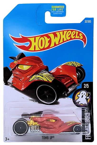 Hot Wheels 2017 - Collector # 032/365 - Fright Cars 2/5 - Tomb Up - Red - PR5 Wheels - USA Card