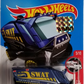 Hot Wheels 2017 - Collector # 064/365 - HW Rescue 5/10 - Aero Pod - Blue / SWAT - USA Card with Factory Set Sticker