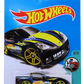 Hot Wheels 2017 - Collector # 077/365 - Tooned 8/10 - C6 Corvette - Black / #06 - USA Card