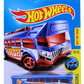 Hot Wheels 2017 - Collector # 093/365 - HW City Works 10/10 - Hot Wheels High (School Bus) - Blue / 'Hot Wheels High' - USA Card