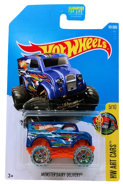 Hot Wheels 2017 - Collector # 161/365 - HW Art Cars 5/10 - Monster