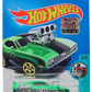 Hot Wheels 2017 - Collector # 171/365 - Tooned 3/10 - '69 Camaro Z28 - Satin Green / #69 - USA Card with Factory Set Sticker