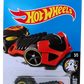 Hot Wheels 2017 - Collector # 214/365 - Fright Cars 5/5 - Skull Crusher - Black & Orange - OH5Sp Wheels - USA Card