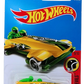 Hot Wheels 2017 - Collector # 240/365 - HW Daredevils 9/10 - Ice Shredder - Yellow - Green Riders - USA Card