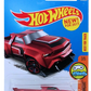 Hot Wheels 2017 - Collector # 292/365 - HW Digital Circuit 2/5 - New Models - Solid Muscle (Pickup Truck) - Satin Red Metalflake - USA Card