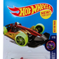 Hot Wheels 2017 - Collector # 309/365 - HW Glow Wheels 1/10 - New Models - Track Hammer - Red Body / Gold Base - USA Card