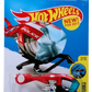 Hot Wheels 2017 / Collector # 353/365 - HW City Works 2/10 - New Models - Sky Fi (Helicopter) - Red / Police - USA Card