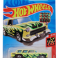 Hot Wheels 2018 - KMart Exclusive - HW Flames 6/10 - Classic '55 Nomad - Pale Yellow - USA Card with Factory Set Sticker
