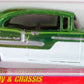 Hot Wheels 2006 - Classics Series 2 # 30/30 - 1955 Chevy - Spectraflame Green over White Enamel - 7 Spokes on White Walls - Metal/Metal - NEW Casting!