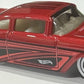 Hot Wheels 2026 - Collector # 044/250 - Layin' Low 2/5 - '59 Chevy Impala - Red - White Walls on 5 Spoke Wheels - USA Card