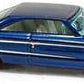 Hot Wheels 2007 - Collector # 018/156 - First Editions 18/36 - 1964 Ford Galaxie 500XL - Metallic Dark Blue - International Card