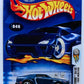 Hot Wheels 2003 - Collector # 046/220 - First Editions 34/42 - 1968 Mustang (Tooned) - Dark Blue Metalflake - USA '1968-2003 Anniversary' Card