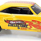 Hot Wheels 2004 - Collector # 169/212 - Wastelanders 02/10 - 1970 Plymouth Road Runner - Metallic Yellow - 'Hot Wheels Collectors.com' / Flames - USA '04 Card