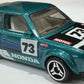 Hot Wheels 2024 - Collector # 090/250 - Compact Kings 4/5 - '73 Honda Civic Custom - Metalflake Teal / #73 - IC