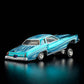 Hot Wheels 2024 - HWC/RLC Exclusive - 1975 Chevrolet Monte Carlo (Lowrider) - Spectraflame Teal - Metal/Metal - Real Riders - Adjustable/Posable Suspension - Acrylic Display Case