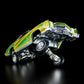 Hot Wheels 2023 - HWC/RLC Exclusive - 1975 Chevrolet Monte Carlo (Lowrider) - Spectraflame Antifreeze - Metal/Metal - Real Riders - Adjustable/Posable Suspension - Acrylic Display Case