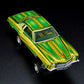 Hot Wheels 2023 - HWC/RLC Exclusive - 1975 Chevrolet Monte Carlo (Lowrider) - Spectraflame Antifreeze - Metal/Metal - Real Riders - Adjustable/Posable Suspension - Acrylic Display Case