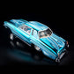 Hot Wheels 2024 - HWC/RLC Exclusive - 1975 Chevrolet Monte Carlo (Lowrider) - Spectraflame Teal - Metal/Metal - Real Riders - Adjustable/Posable Suspension - Acrylic Display Case