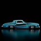 Hot Wheels 2024 - HWC/RLC Exclusive - 1975 Chevrolet Monte Carlo (Lowrider) - Spectraflame Teal - Metal/Metal - Real Riders - Adjustable/Posable Suspension - Acrylic Display Case