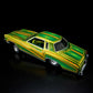Hot Wheels 2023 - HWC/RLC Exclusive - 1975 Chevrolet Monte Carlo (Lowrider) - Spectraflame Antifreeze - Metal/Metal - Real Riders - Adjustable/Posable Suspension - Acrylic Display Case