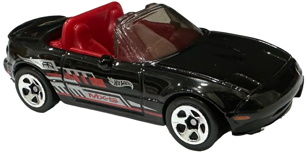 Hot Wheels 2024 Collector 120 250 HW J Imports 06 10 91 Mazda MX 5 Miata Black USA Package ERROR