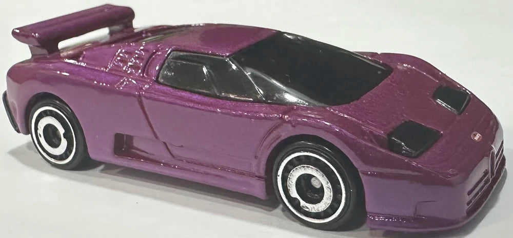 Hot Wheels 2025 - Collector # 221/250 - HW Race Day 9/10 - '94 Bugatti EB110 SS - Pearl Purple - USA Card